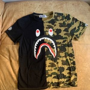 AUTHENTIC BAPE (BATHING APE) CLASSIC LOGO TEE